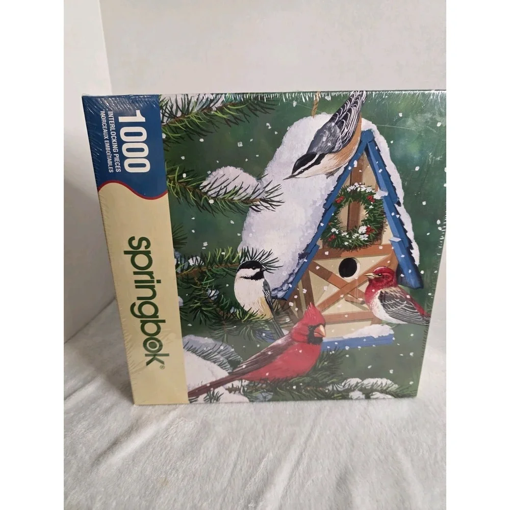 Springbok Winter Cottage 1000 Piece Puzzle Brand‎ New Sealed SEE DESCRIPTION